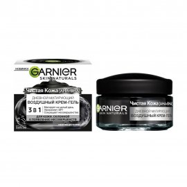 Garnier Skin Naturals Крем-гель дневной воздушный матирующий для лица 3в1 Чистая кожа 50мл